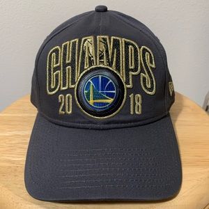 Golden State Warriors 2018 NBA Champions New Era 9Twenty Adjustable Hat